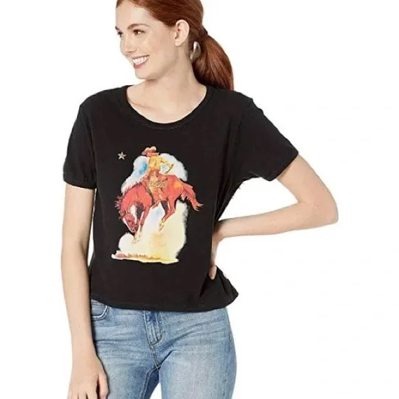 Levi's Cowboy Ringer Women's T Shirt NWT Size XS - Picture 2 of 8